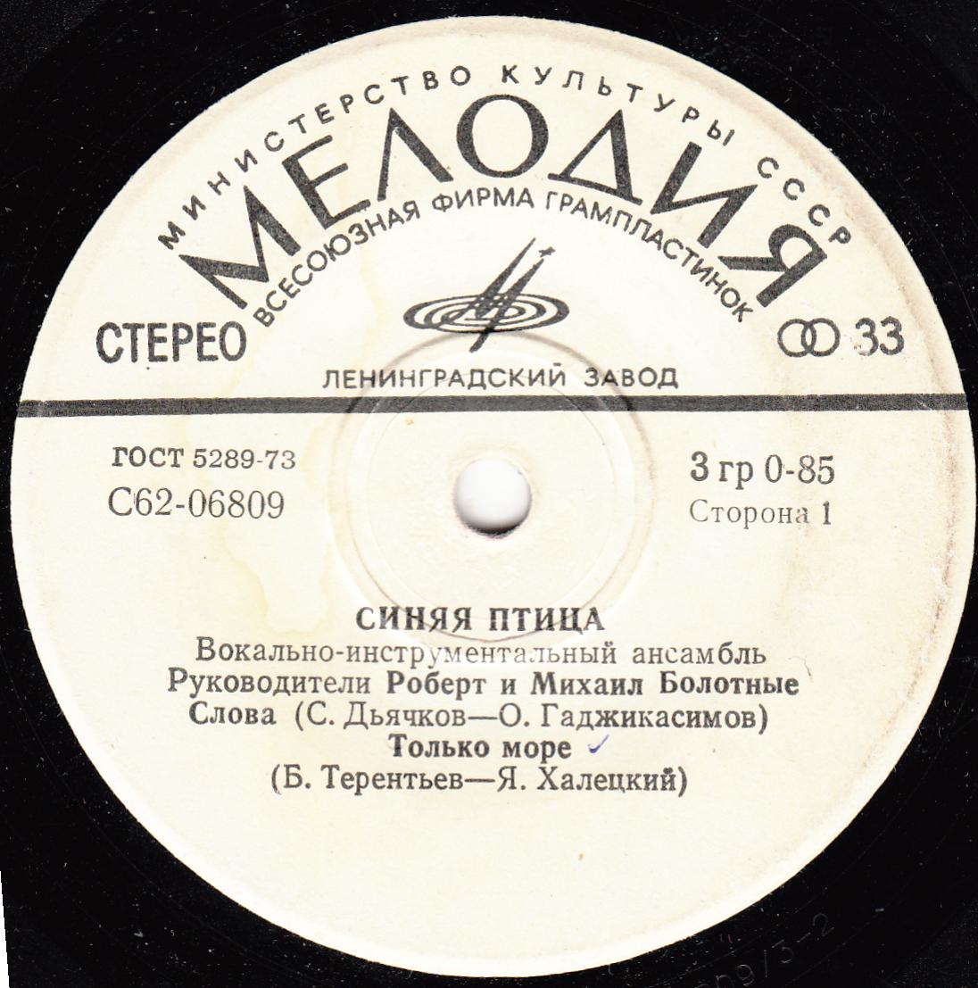 ВИА "Синяя птица"