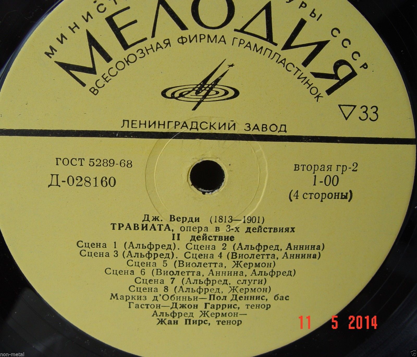 Дж. Верди. «Травиата» (опера) (Артуро Тосканини)
