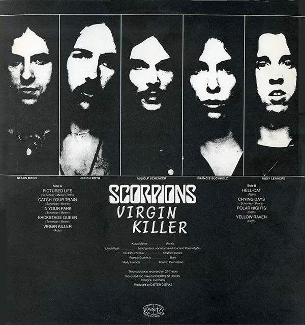 SCORPIONS. Virgin Killer