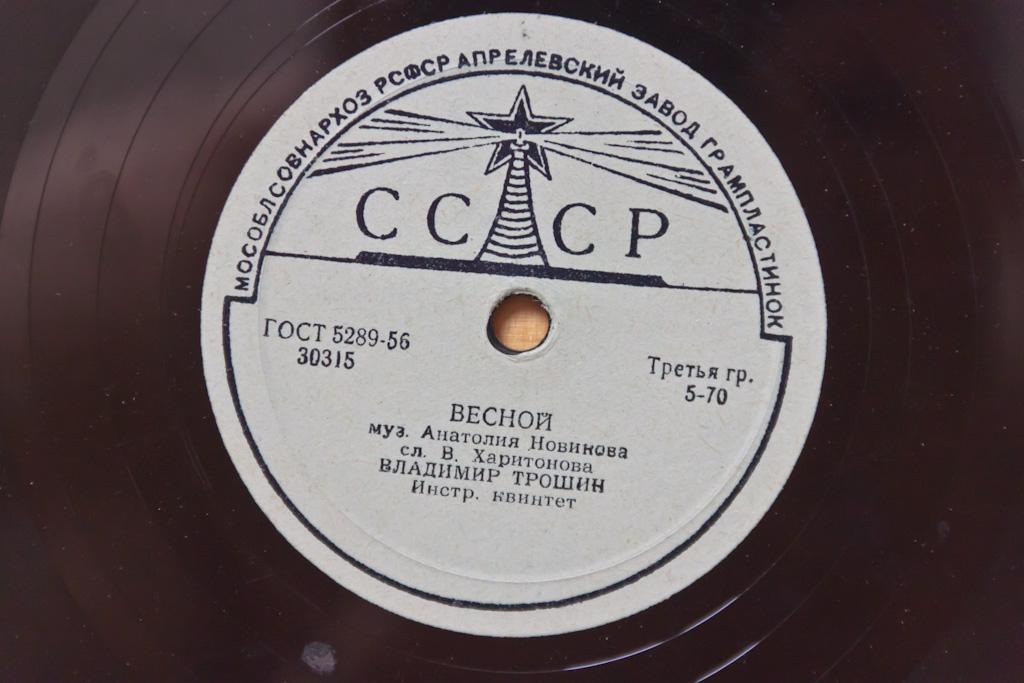 В. Трошин - Не тревожься / Весной