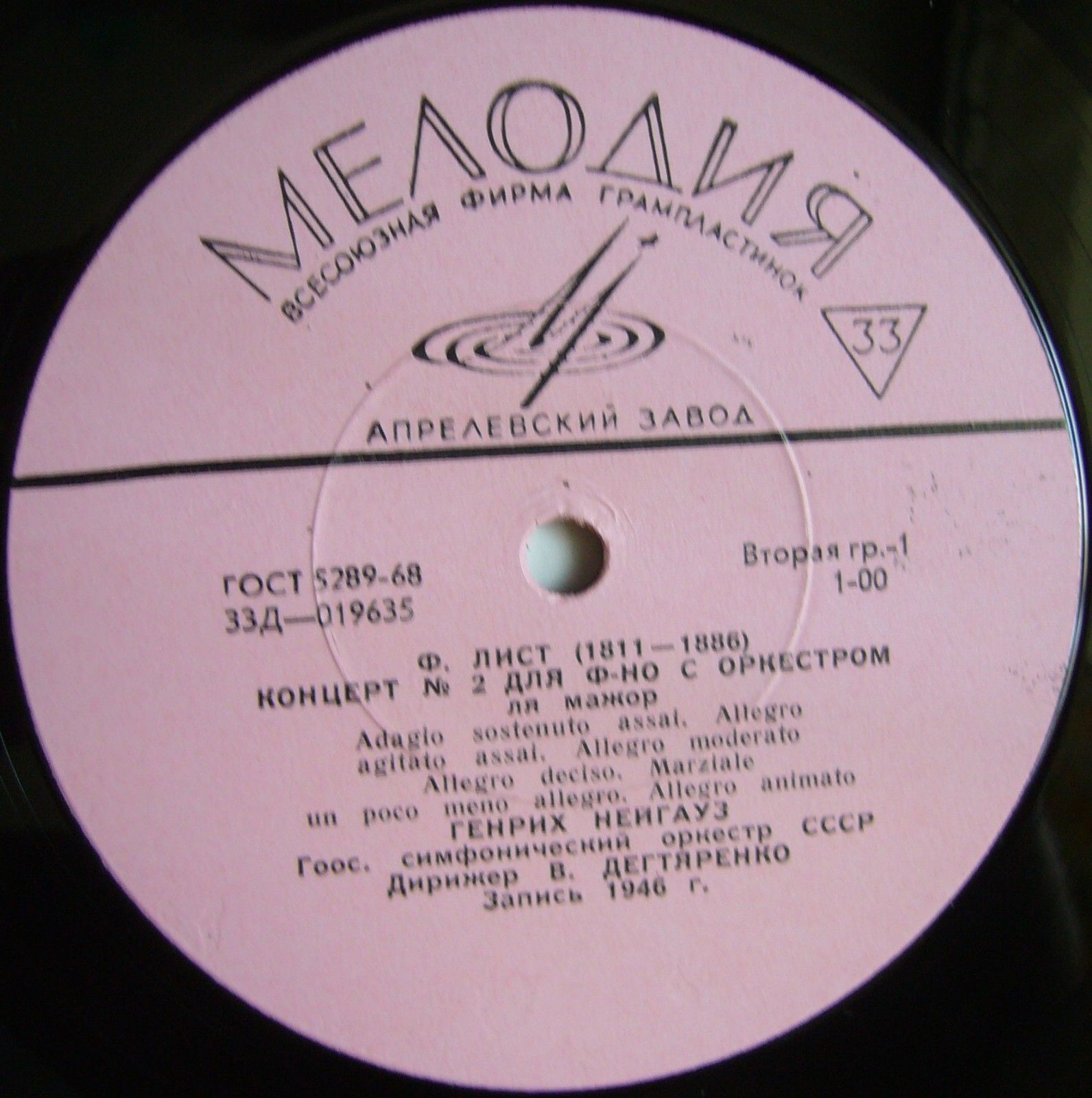 Ф. Лист, А. Скрябин: Концерты для ф-но с оркестром (Г. Нейгауз)