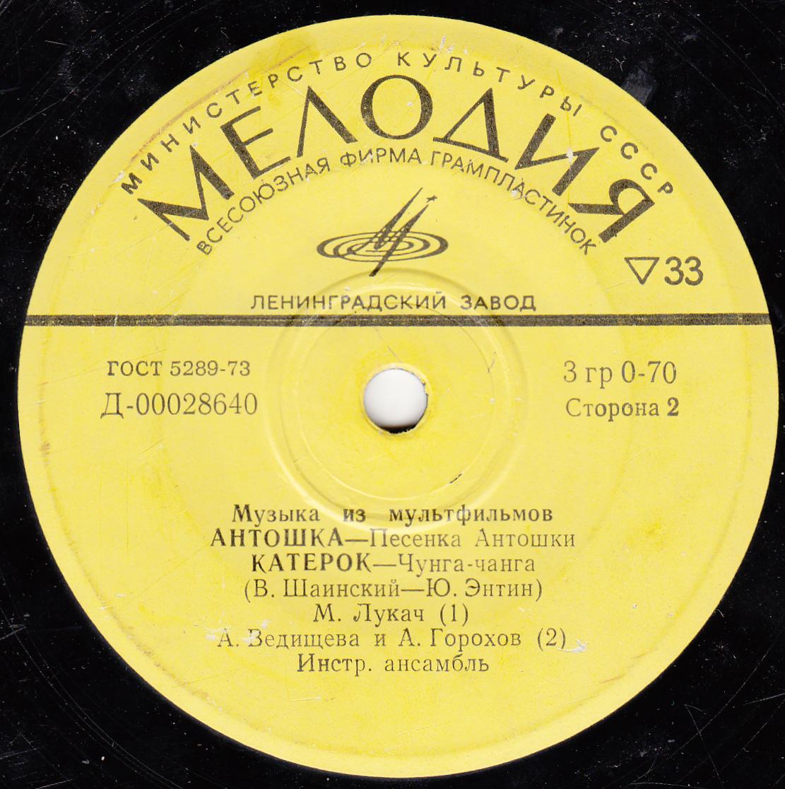 Музыка из мультфильмов