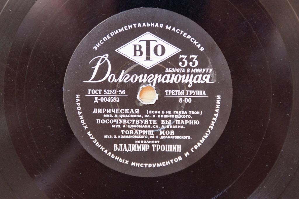 Поёт Владимир Трошин