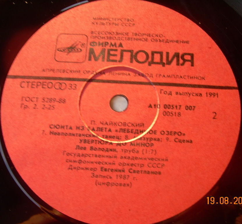 П. ЧАЙКОВСКИЙ (1840-1893). дир. Е. Светланов