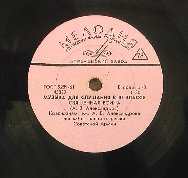 Музыка для слушания в III классе