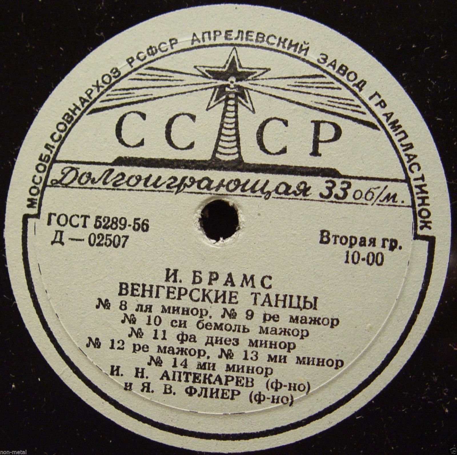 И. БРАМС. Венгерские танцы (Яков Флиер, Игорь Аптекарев)