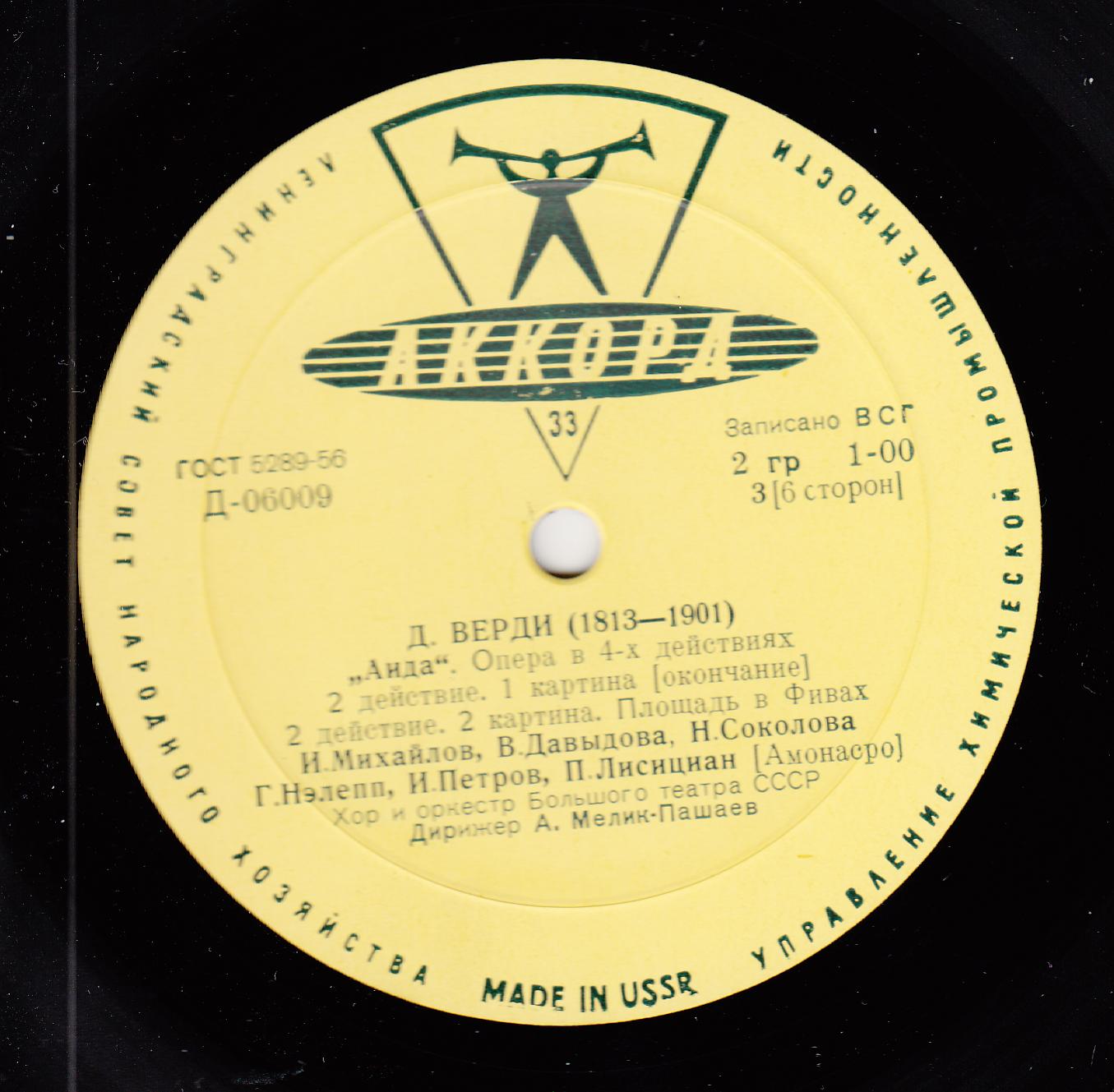 Дж. Верди: Опера "Аида"