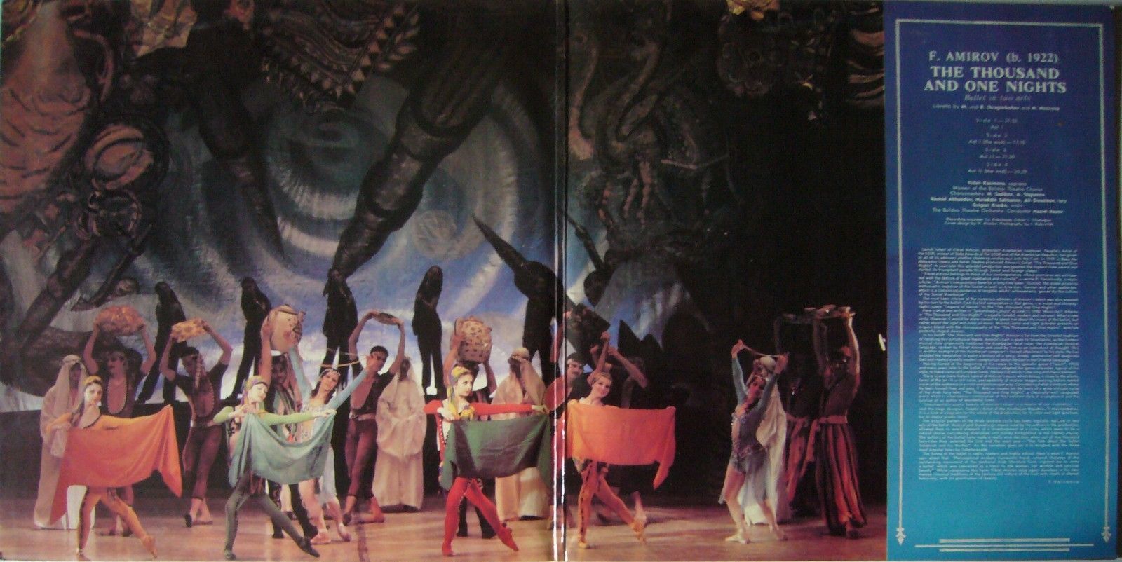 Ф. АМИРОВ (1922): «Тысяча и одна ночь», балет в двух действиях