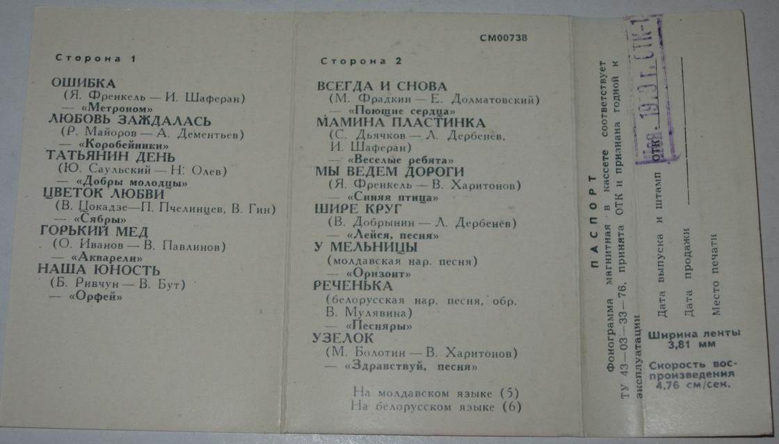Вокально-инструментальные ансамбли (13)