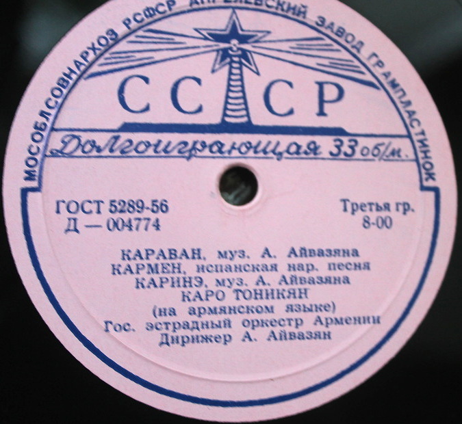 Каро ТОНИКЯН и Жак ДУВАЛЯН