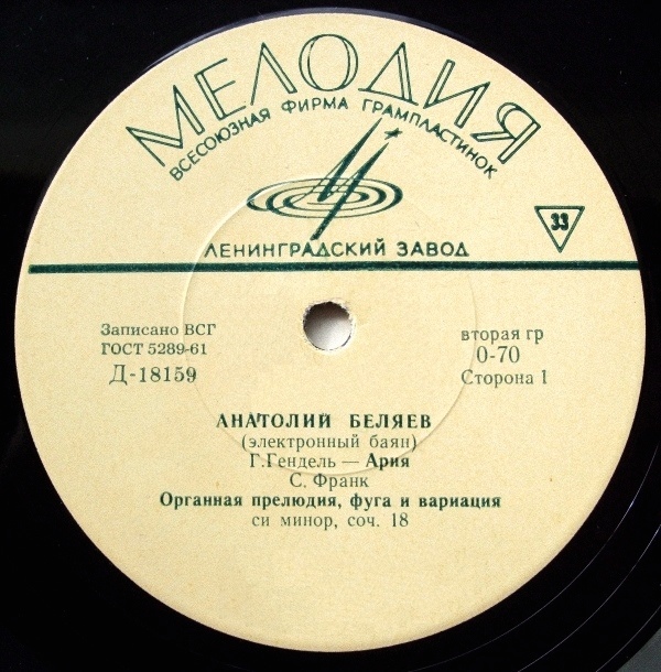 Анатолий Беляев (электронный баян)