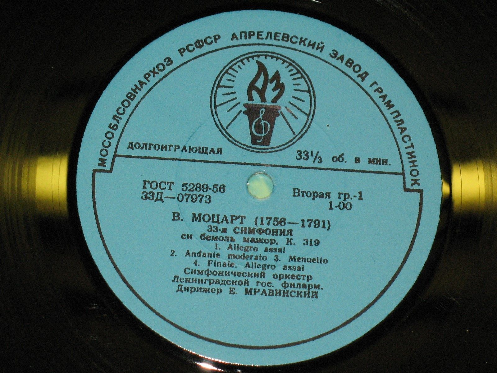 В. А. Моцарт: Симфонии № 33, № 35