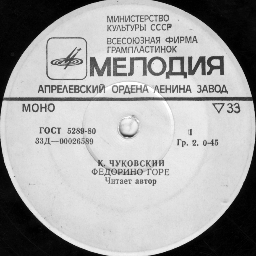 К. И. Чуковский - Федорино горе. Телефон - Читает автор