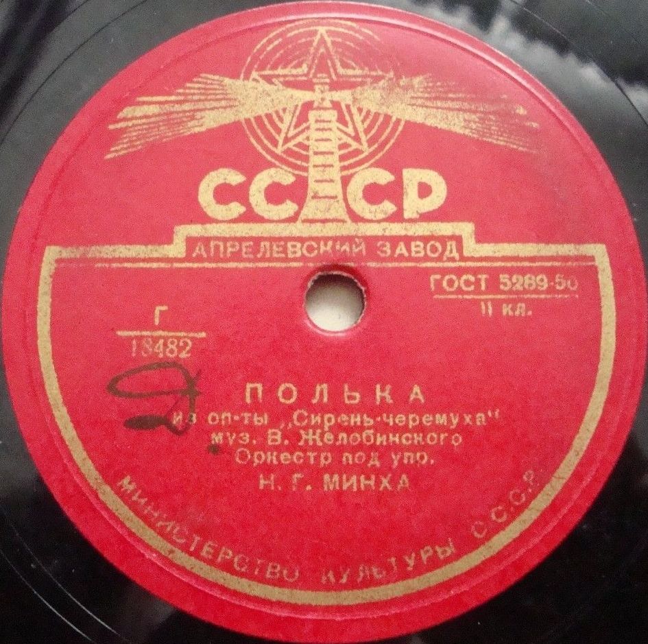 А. Цфасман - Полевой цветок // Оркестр п/у Н. Минха - Полька