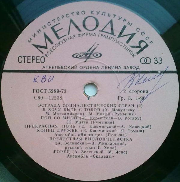 Эстрада социалистических стран (2)