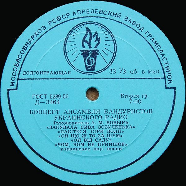 Концерт ансамбля бандуристов Украинского радио
