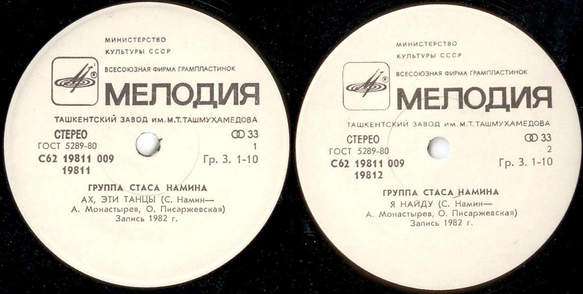 Группа Стаса НАМИНА