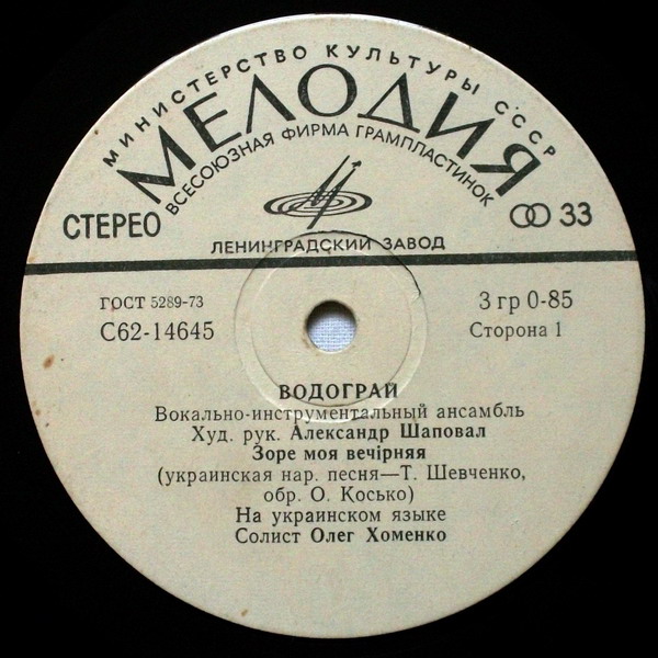 ВИА "Водограй"