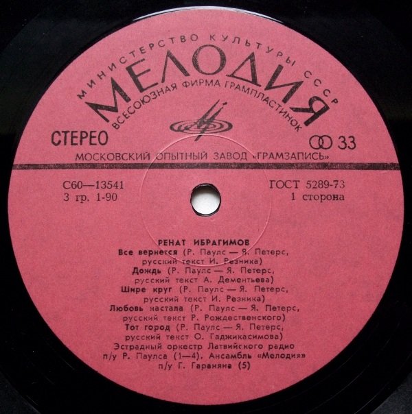 Ренат Ибрагимов. "Все вернется"