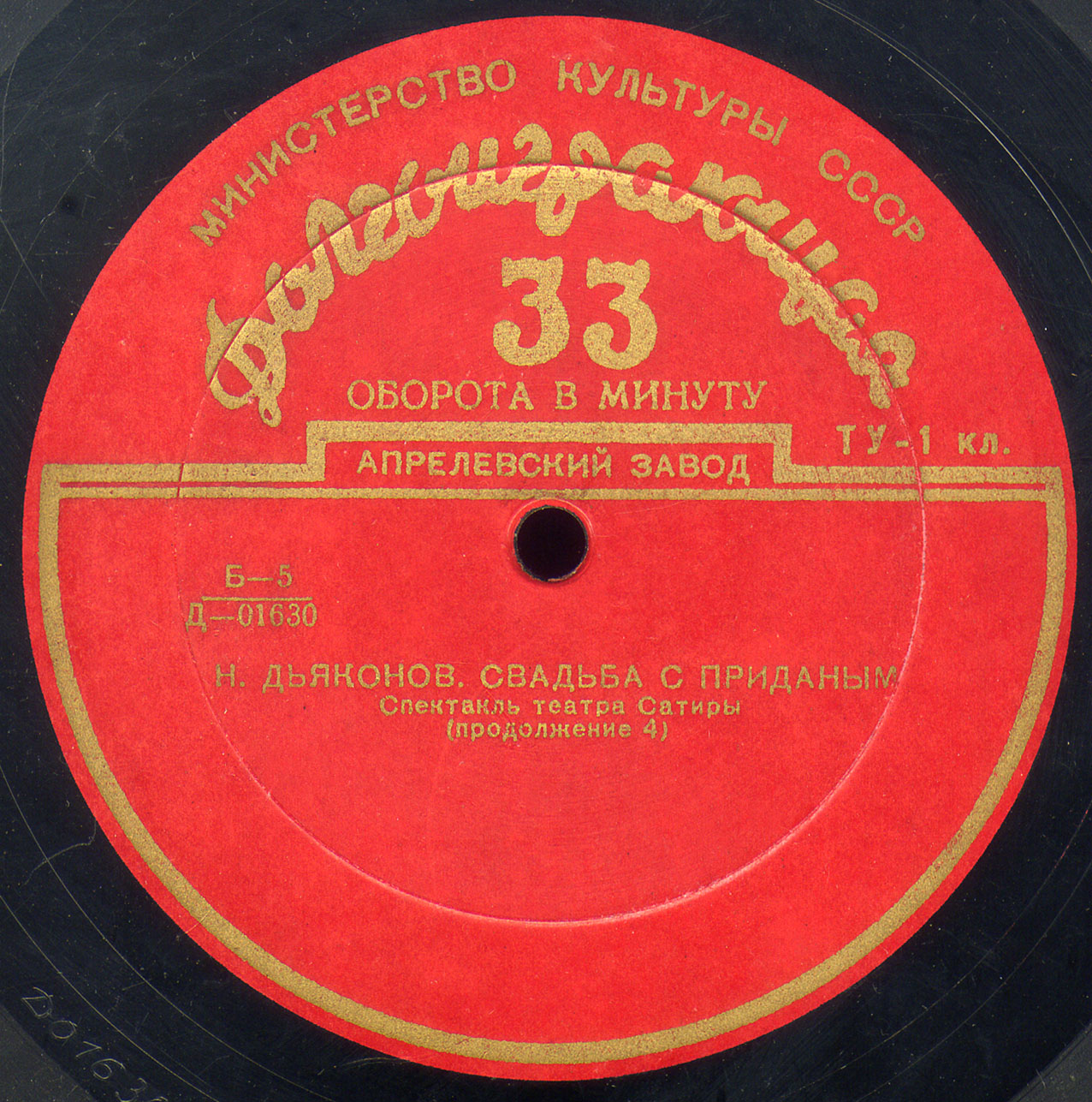 Н. ДЬЯКОНОВ (1911–1982): «Свадьба с приданым» (спектакль)