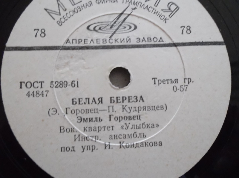 Эмиль Горовец — Белая береза / Если в окнах темно