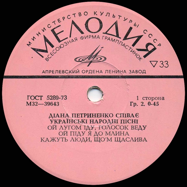 Диана ПЕТРИНЕНКО. Украинские народные песни