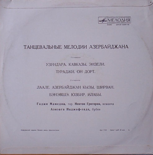 Танцевальные Мелодии Азербайджана