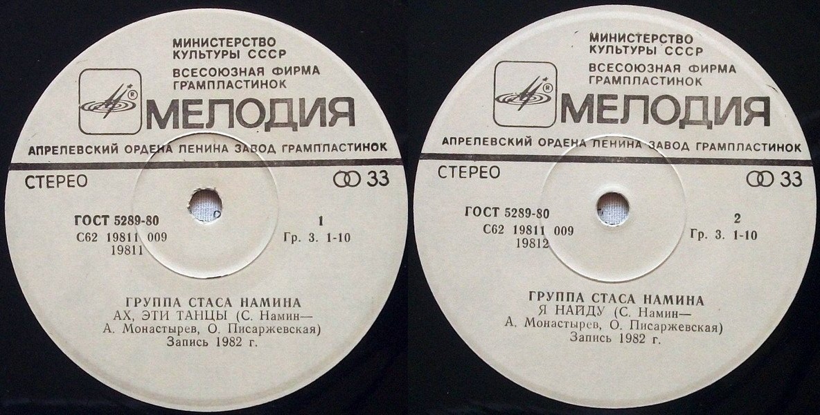 Группа Стаса НАМИНА