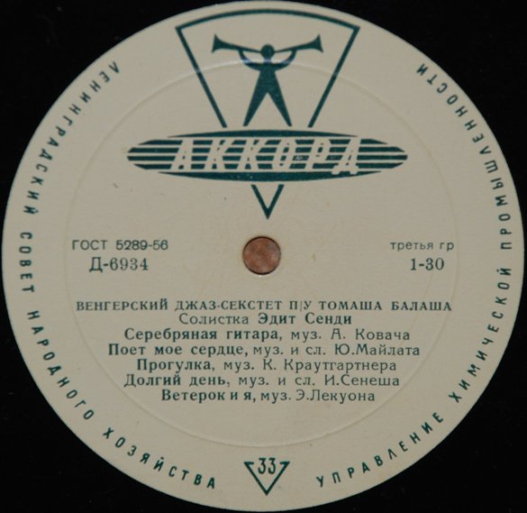 Венгерский джаз-секстет п/у Т. Балаша