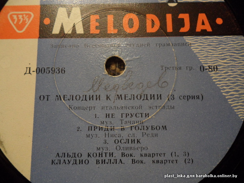 От мелодии к мелодии (3 серия): Концерт итальянской эстрады