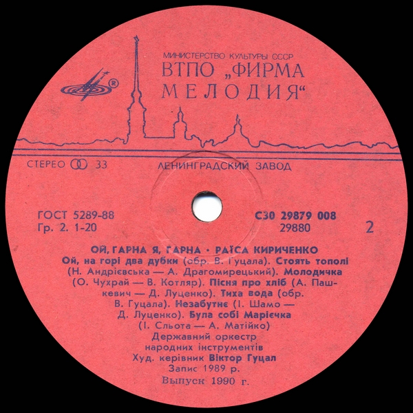 КИРИЧЕНКО Раиса. «Ой гарна я, гарна».