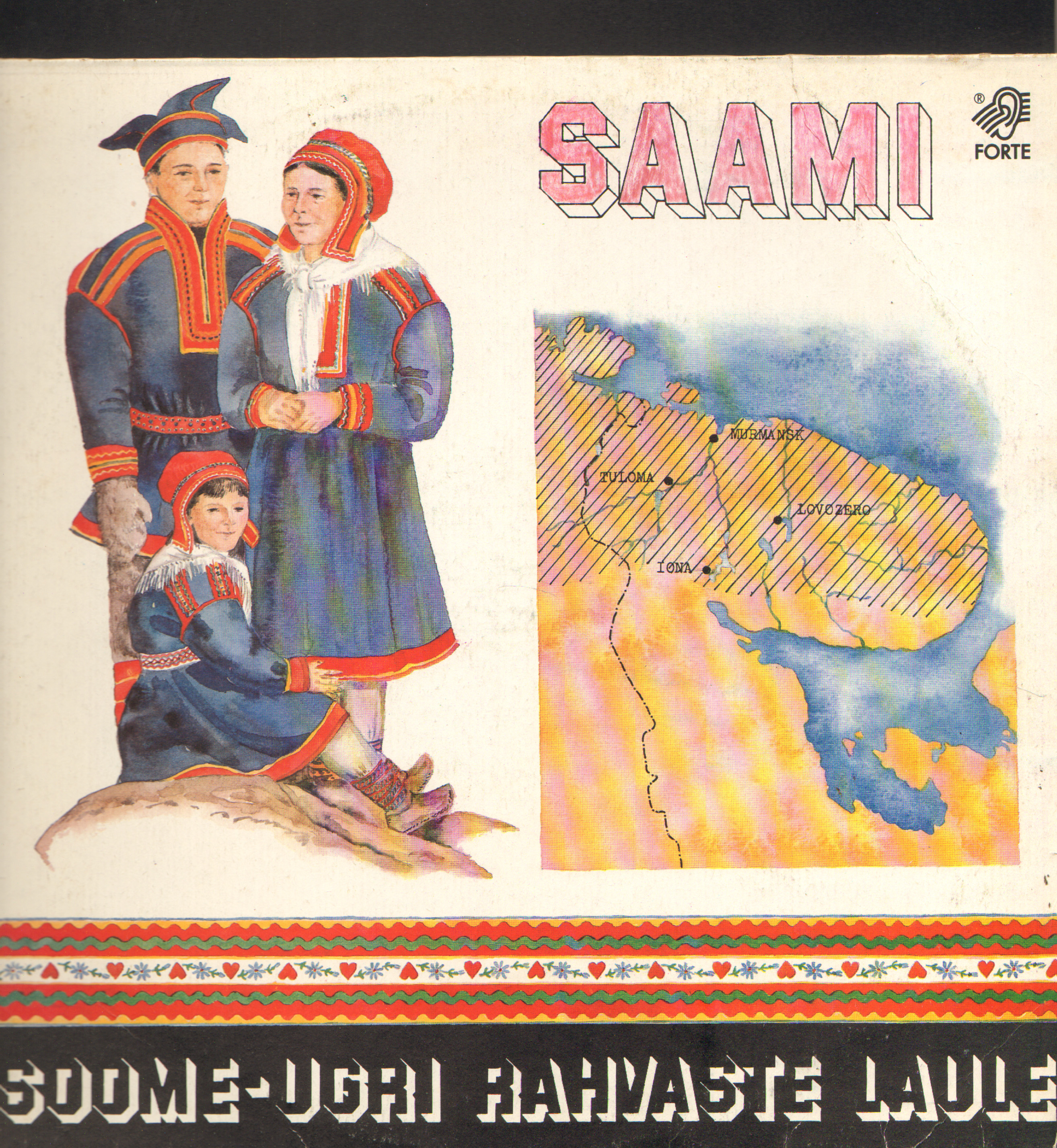 Soome-ugri rahvaste laule. I, Saami rahvalaule  = The lapp folk songs / koostaja = compiled by Jaan Sarv ; toimetaja = edited by Ingrid Rüütel