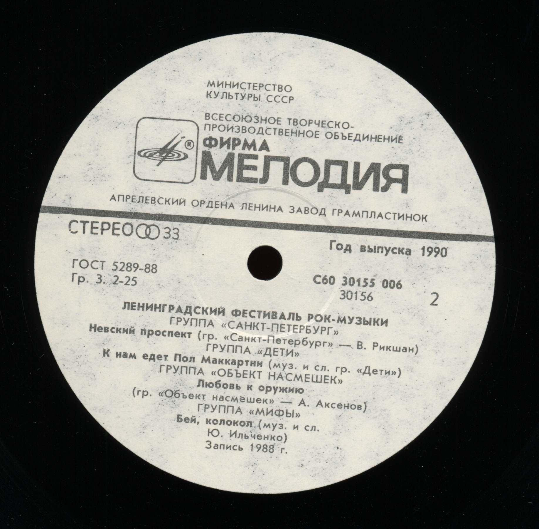 Ленинградский фестиваль рок-музыки  4-10 июня 1988