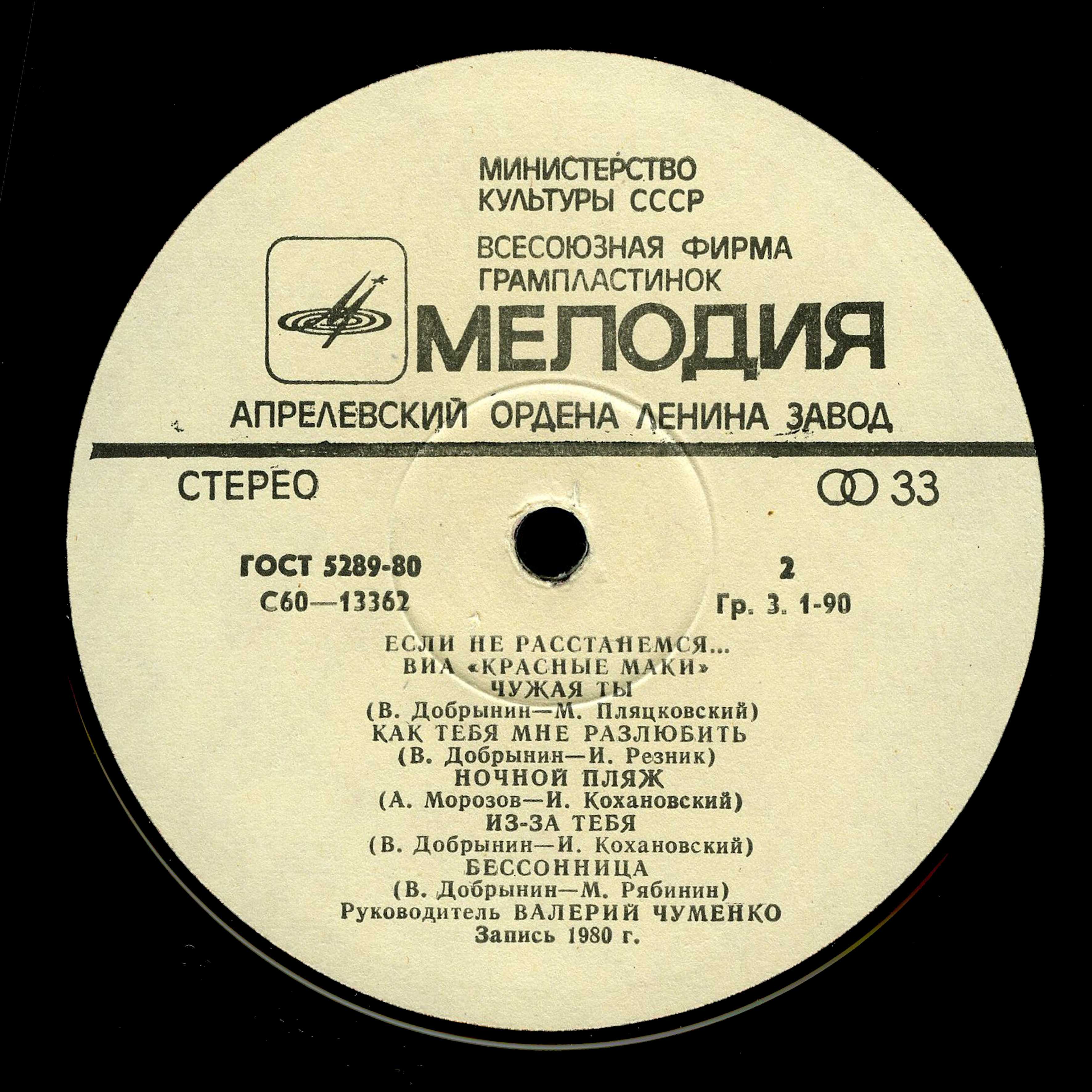 ВИА "Красные маки". Если не расстанемся…