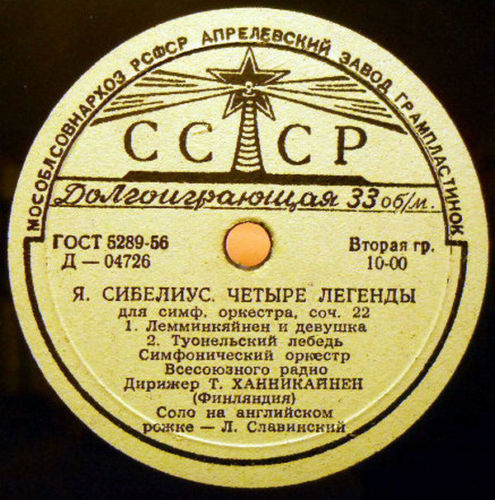 Ян Сибелиус: Четыре легенды для симфонического оркестра, соч. 22