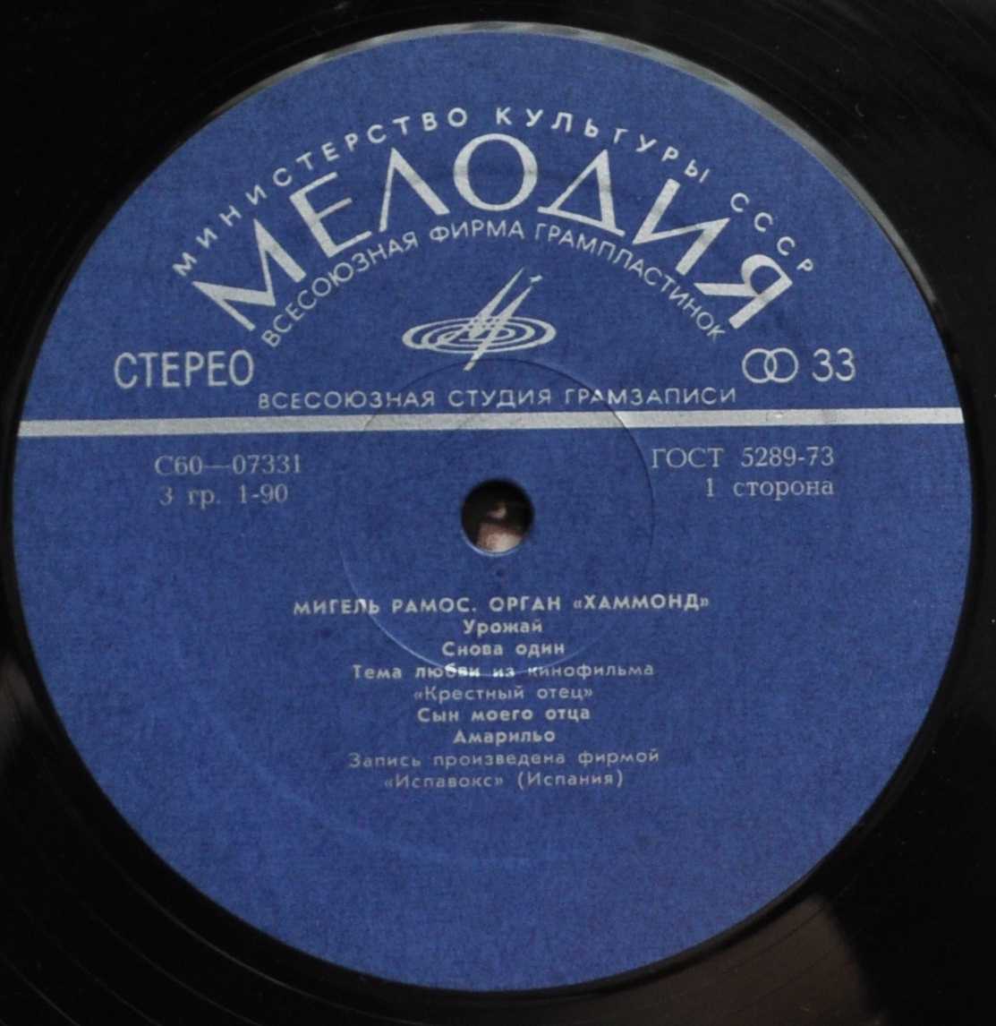 Мигель РАМОС (орган «Хаммонд»)