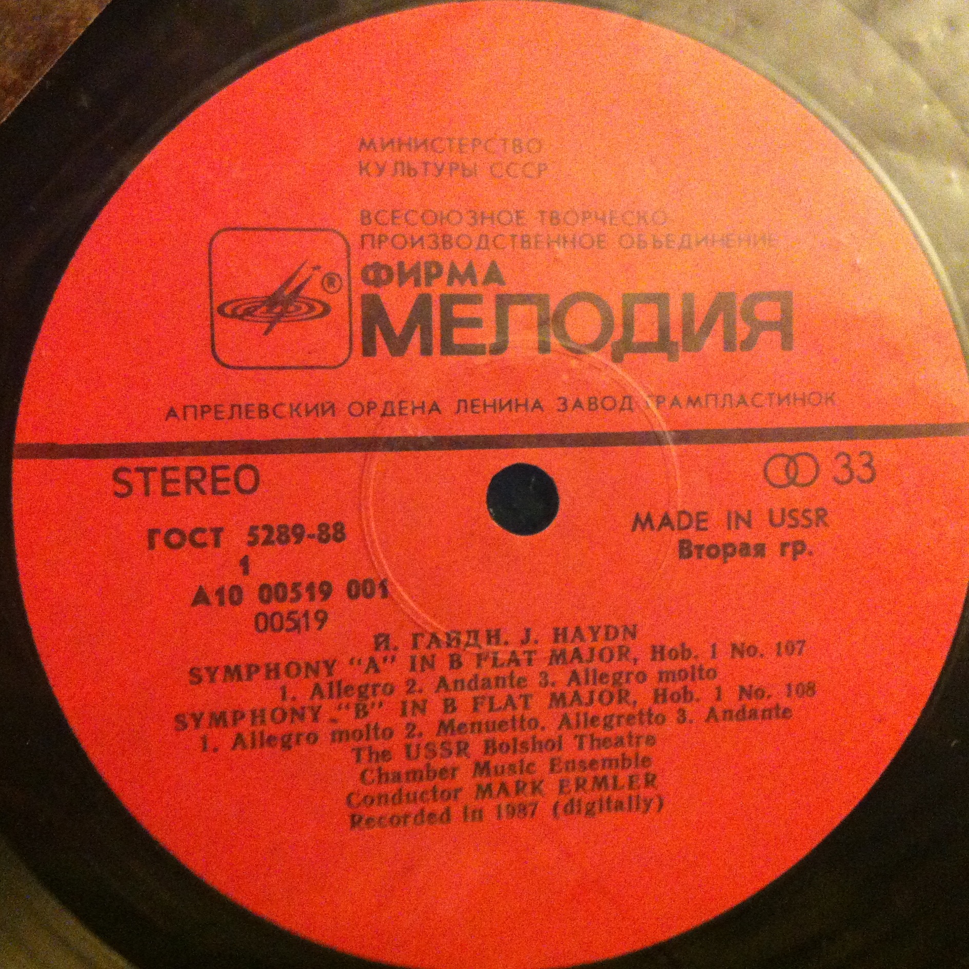 Й. ГАЙДН (1732—1809). Симфонии