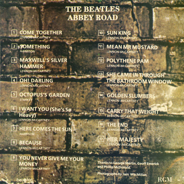 The BEATLES. Abbey Road