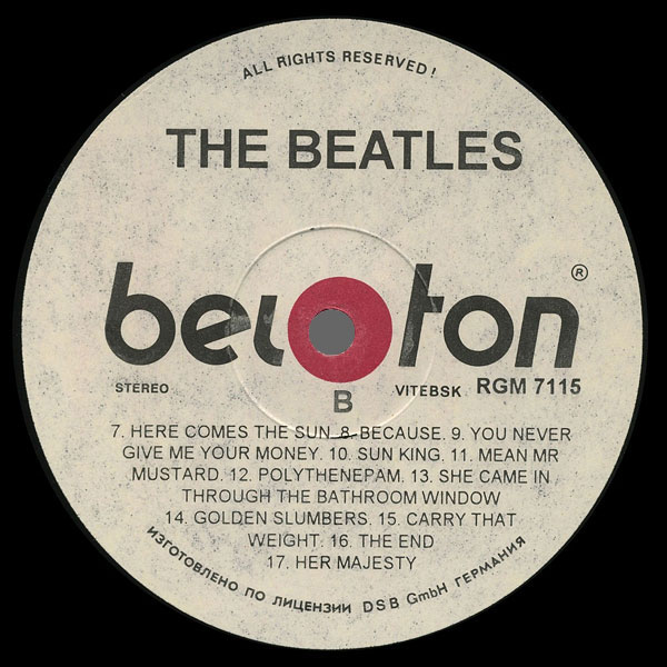 The BEATLES. Abbey Road