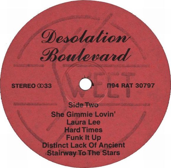 SWEET «Desolation Boulevard»