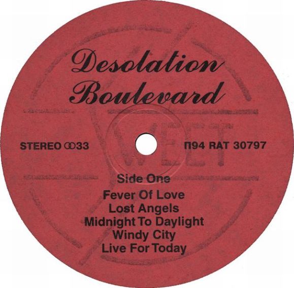 SWEET «Desolation Boulevard»