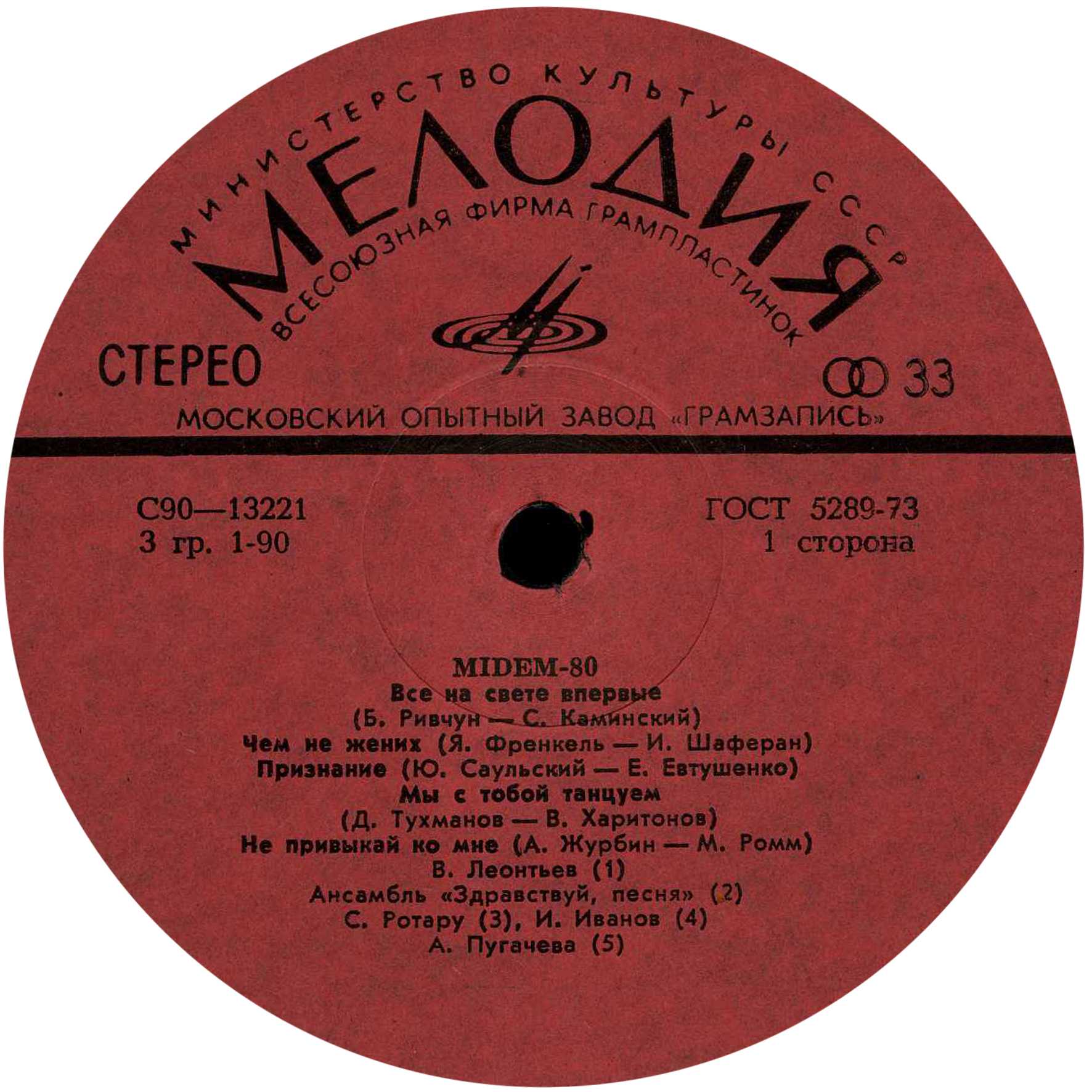 Признание / MIDEM-80