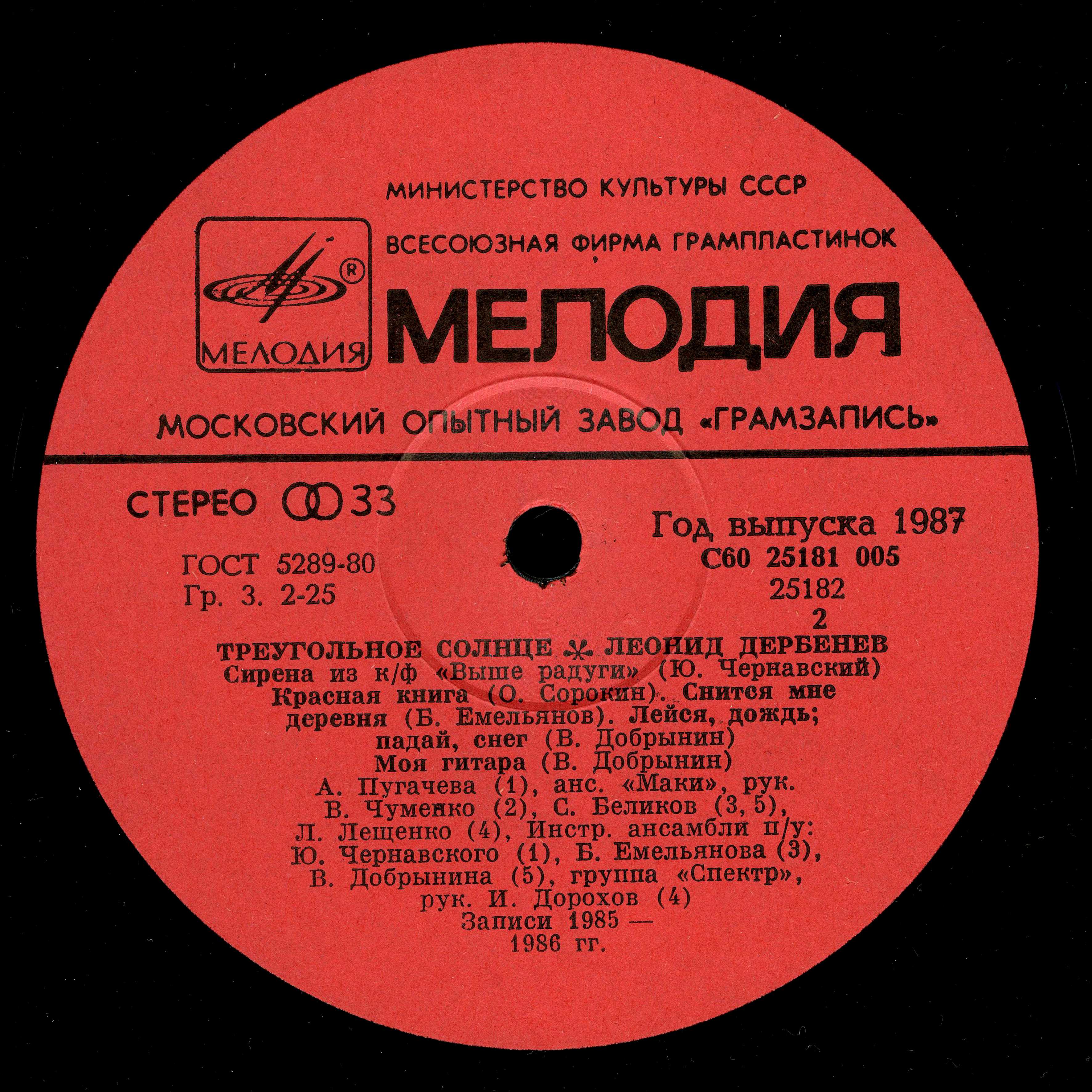 Леонид Дербенев. Треугольное солнце (Робинзон II)