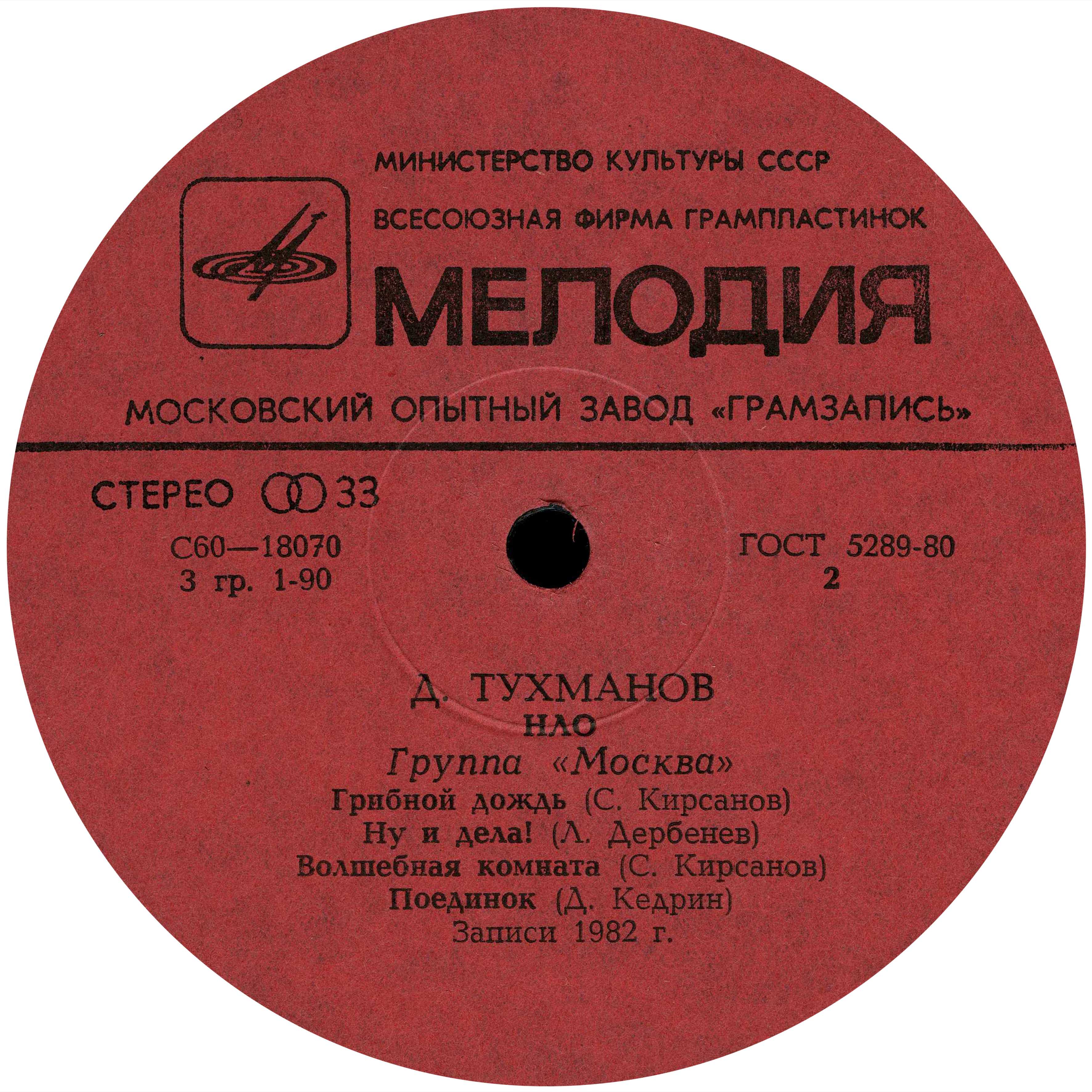 Давид Тухманов, группа "Москва". Н.Л.О.