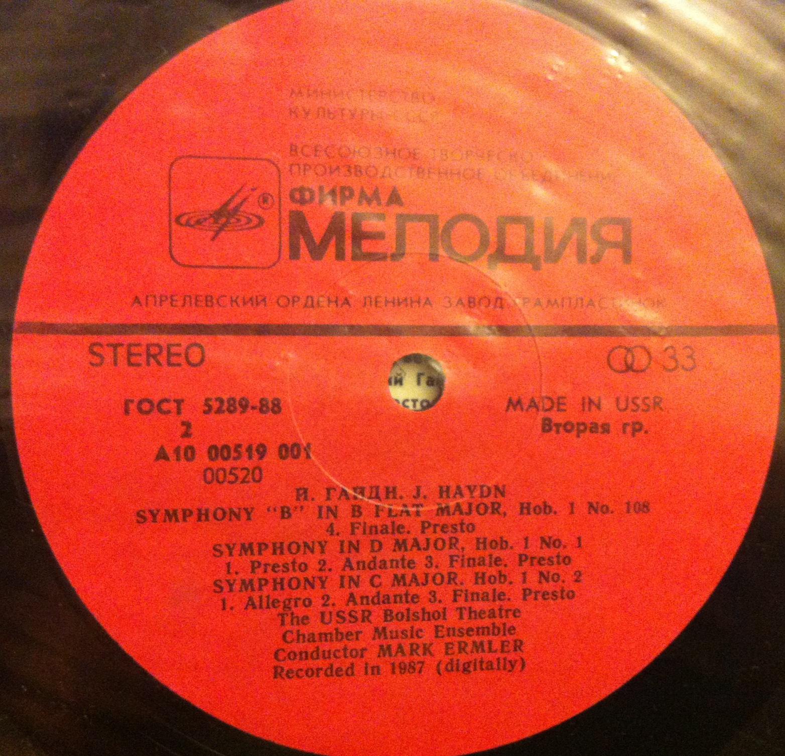 Й. ГАЙДН (1732—1809). Симфонии