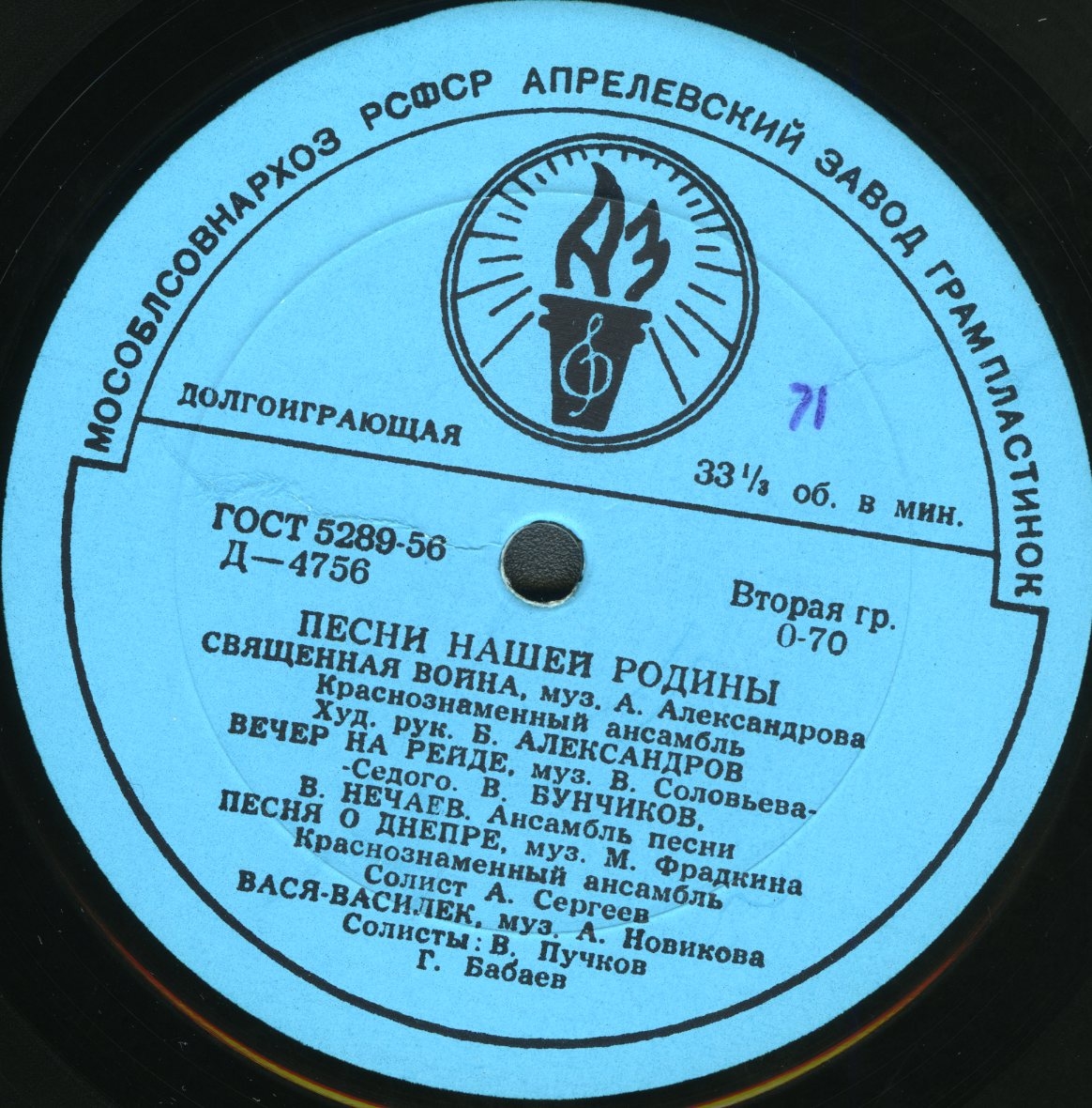 Песни нашей Родины (6)