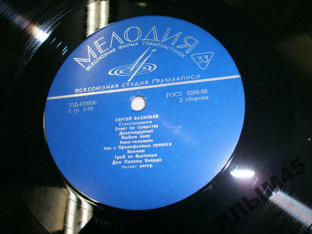 С.А.Васильев. Стихотворения; чит. автор