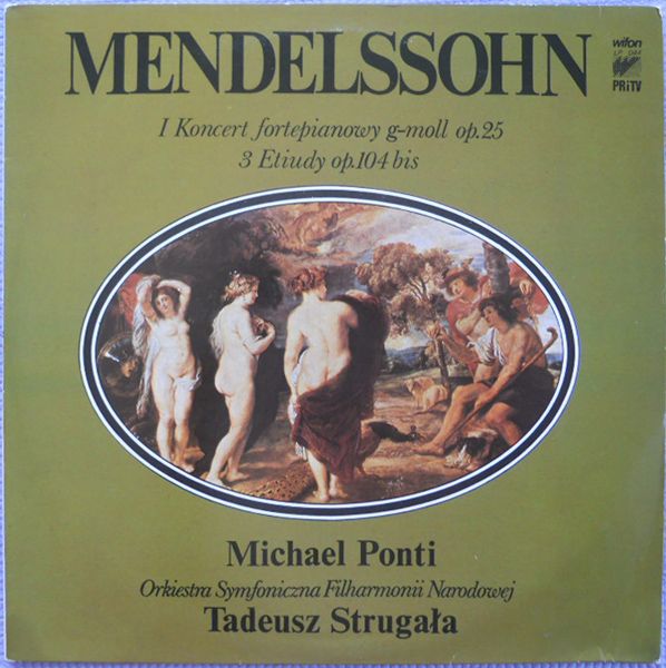 Mendelssohn -  Michael Ponti, Tadeusz Strugała,  [по заказу польской фирмы WIFON, LP 044]