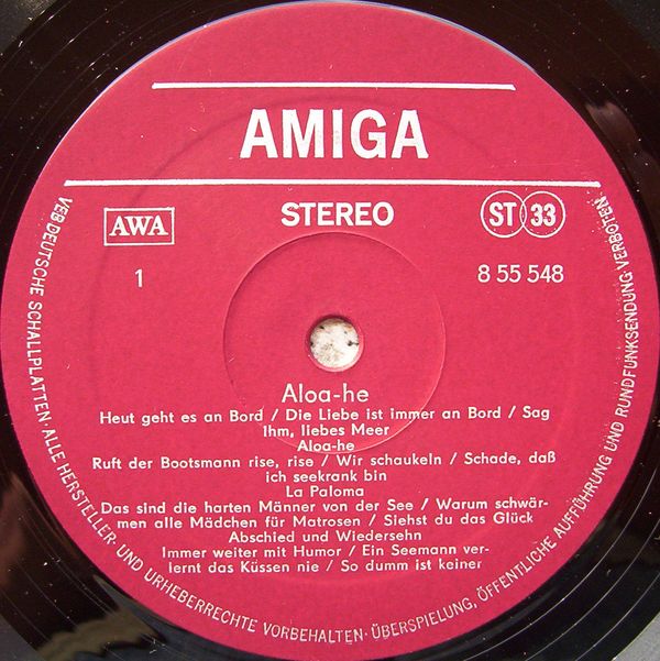 Aloa-he [по заказу немецкой фирмы AMIGA, 8 55 548]