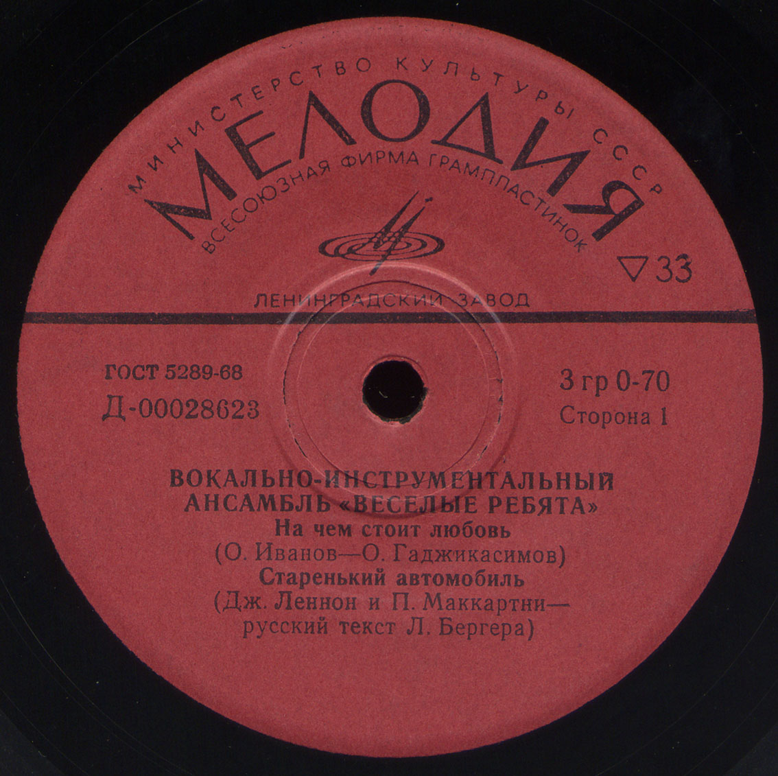 Вокально-инструментальный ансамбль «Весёлые ребята»